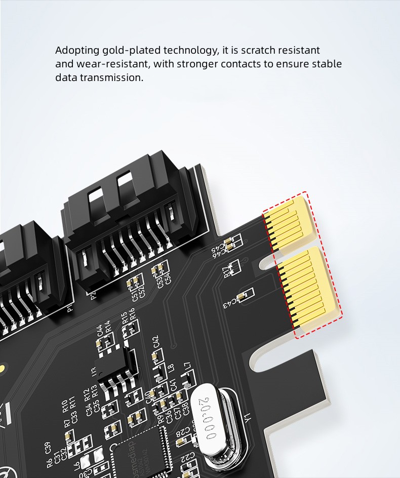 Carte d'extension PCI-E vers 2 ports SATA3.0