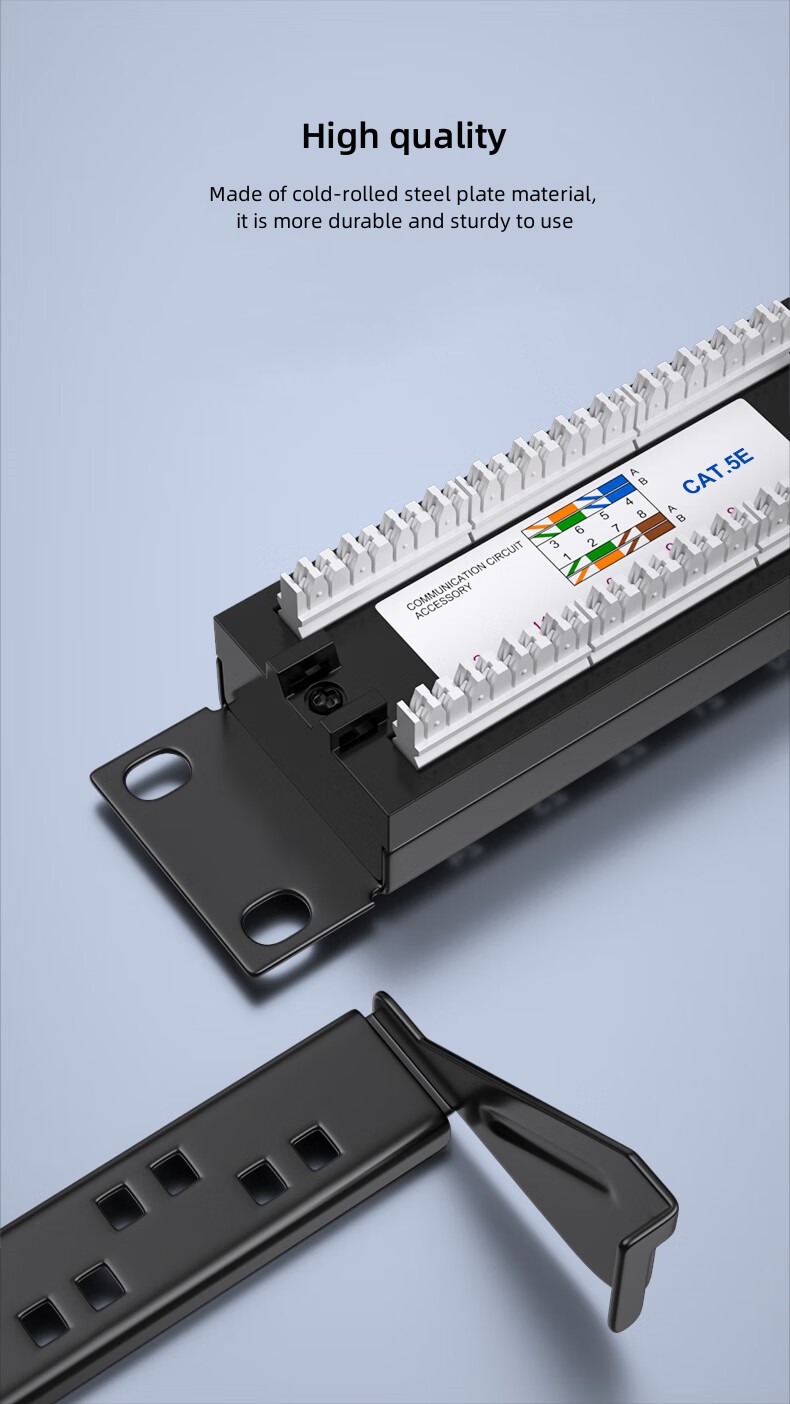 Répartiteur CAT5e 24 ports