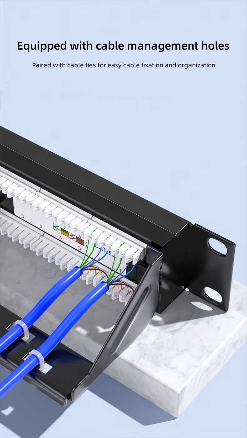 Répartiteur CAT5e 24 ports