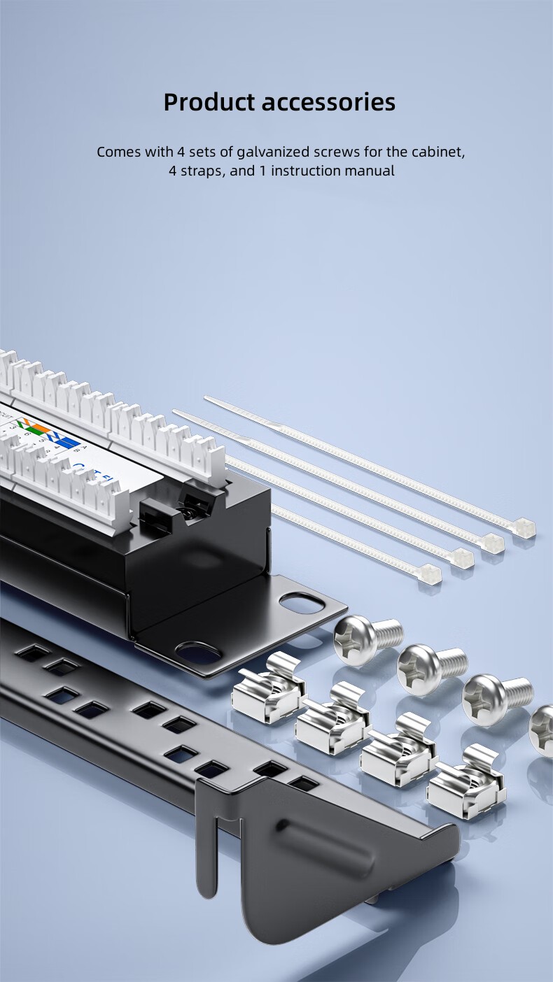 Répartiteur CAT5e 24 ports