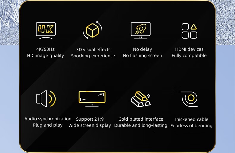 Câble HDMI 2.0 4K