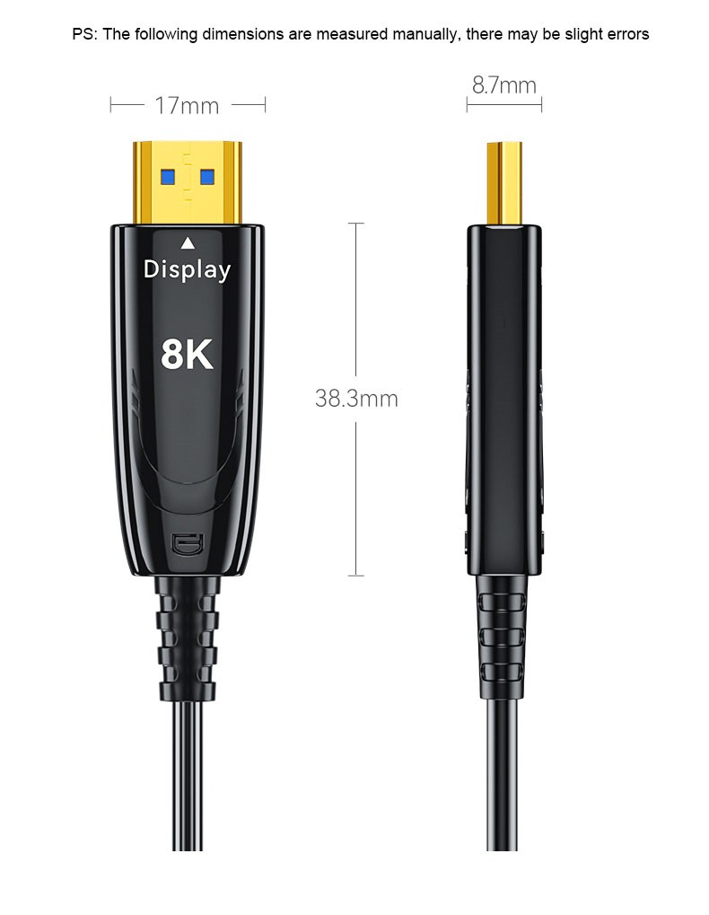 Câble à fibre optique HDMI 2.1 8K