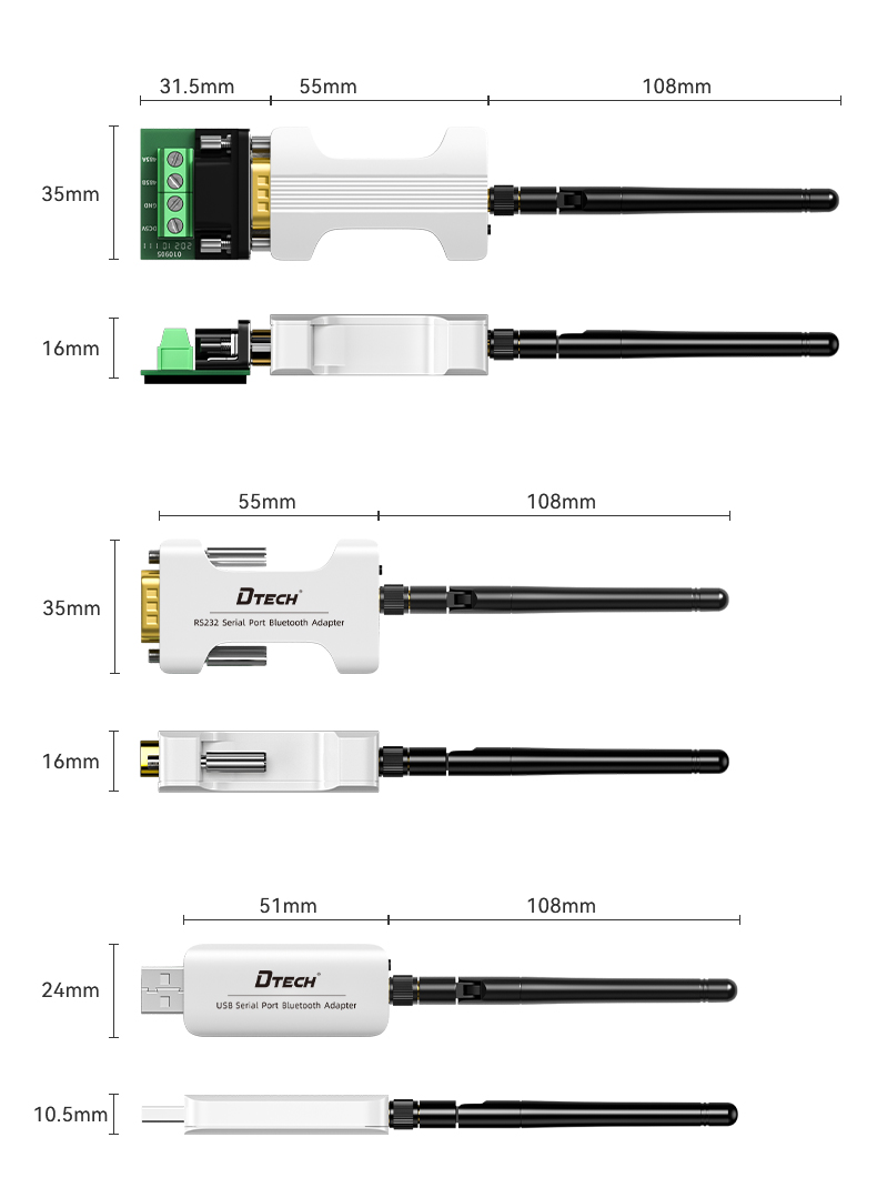 Adaptateur BT pour port série USB