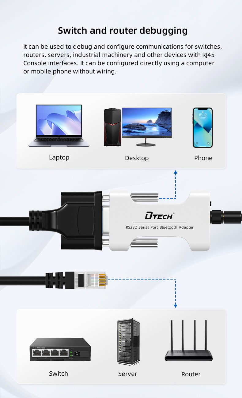 Adaptateur série BT RS232