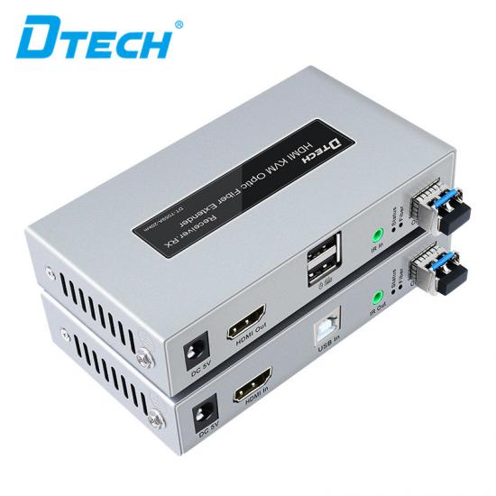 haute qualité  DTECH  DT-7059  HDMI  KVM fibre optique Extender  20KM  