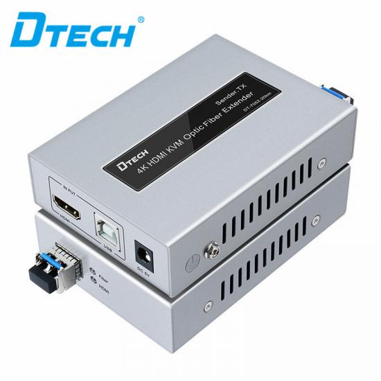  Meilleures ventes   DTECH  DT-7052  4K  HDMI  KVM fibre EXTENDER  300M  
