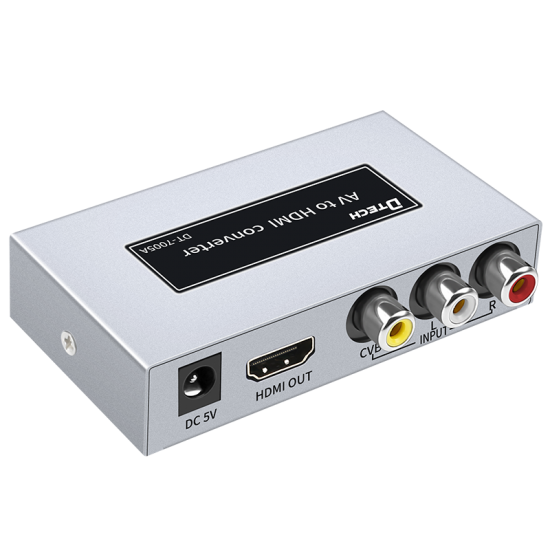 haute qualité  DTECH  DT-7005A av vers HDMI  HD instructions du convertisseur 
