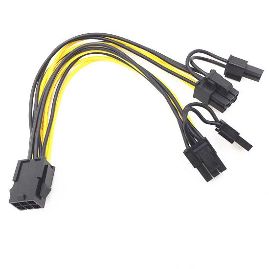 dual PCIe 8 6+2 pin cable