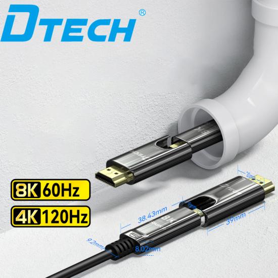 haute qualité Câble HDMI fibre optique actif AOC 3m 5m 10m 50m 100m 4K 8K câble fibre optique Hdmi 