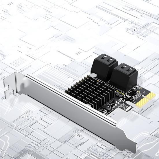 Carte d'extension PCI-E vers 4 ports SATA3.0