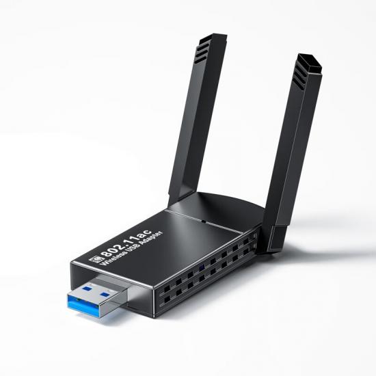 2 Antennes WiFi Bi-bande 2,4GHz/5,8GHz 10dBi - Omnidirectionnelles, Connecteur RP-SMA, Pour Routeur, Carte PCI-E, Caméra IP