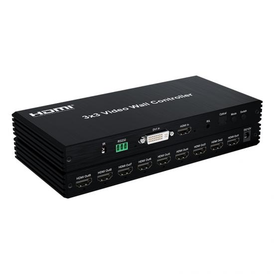 Contrôleur de mur vidéo HDMI 3x3