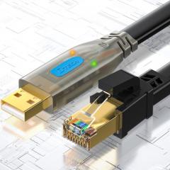 haute qualité Câble série USB A vers RJ45 pour console 