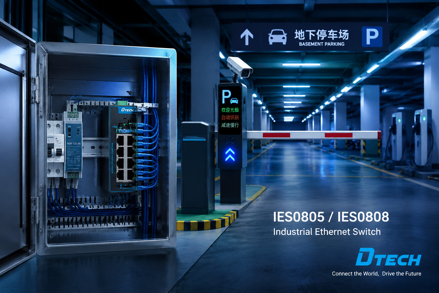 solution réseau de stationnement intelligent